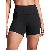 CRZ YOGA Butterbreeze Athletic Biker Shorts 4'' - High Waisted Workout Gym Volleyball Running Yoga Tummy Control Womens