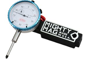 Shars Mighty Mag 400-1 Magnetic Indicator Base with Shars 1inches Dial Indicator 212-0150+303-3111S P]