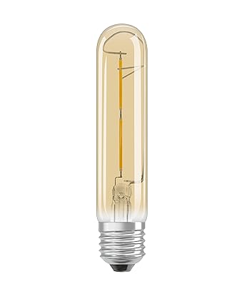 Osram LED Vintage Edition 1906 Lampe, in Röhrenform mit E27-Sockel, nicht dimmbar, 2.8 Watt, Klar, Warmweiß - 2400 Kelvin, 1er-Pack