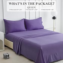 Full Size Bed Sheet Set - Silky Soft Sheets for