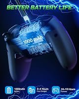 VOYEE Switch Controller Pro Wireless RGB 1000mAh One-Key Pairing Turbo view 5