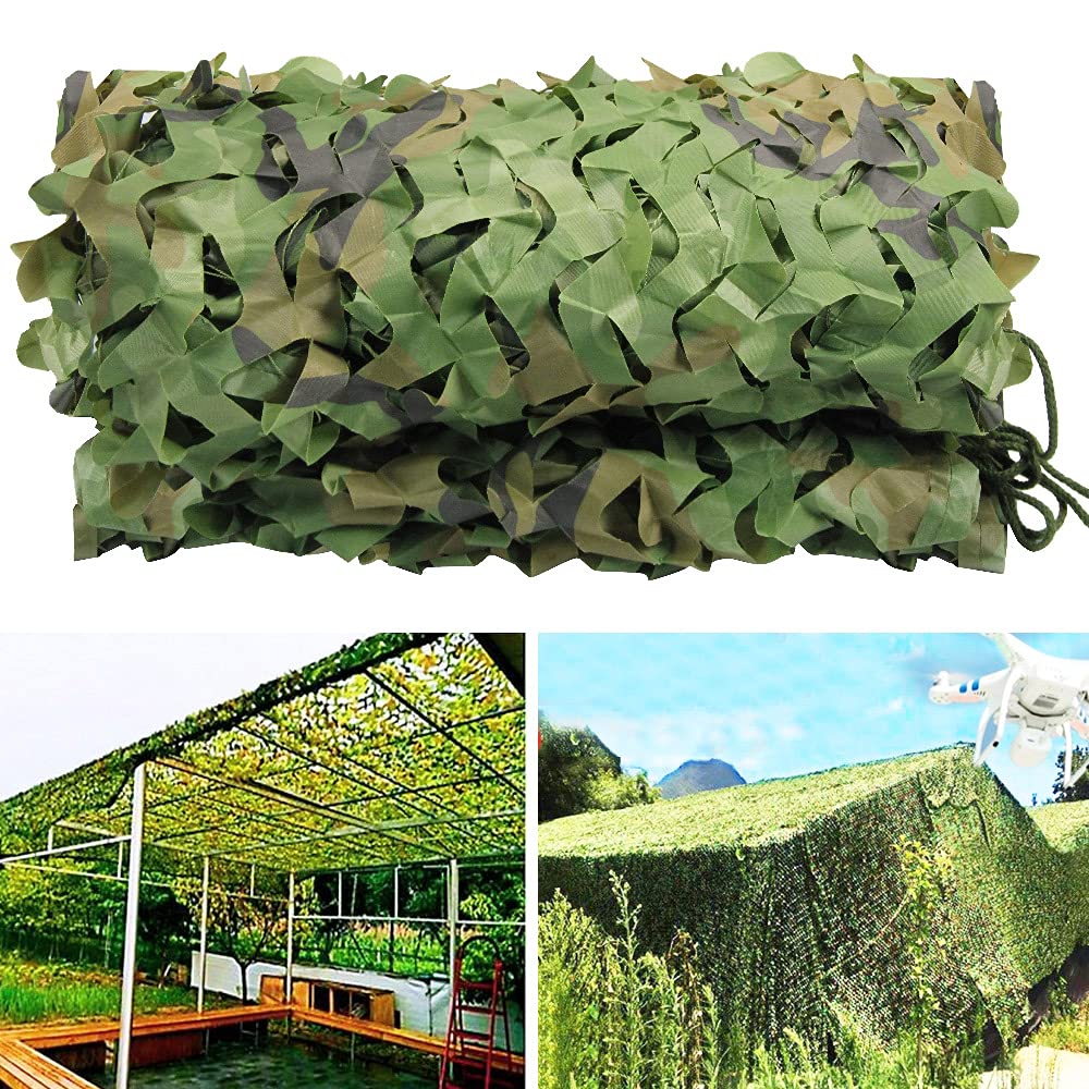 ANTHYTA Camo Netting,Camouflage Net,2 * 3m Jungle Hidden Netting,Woodenland Military Camo Net,Hunting Shooting Hide Camo Netting for Camping Hide Holiday Party Game