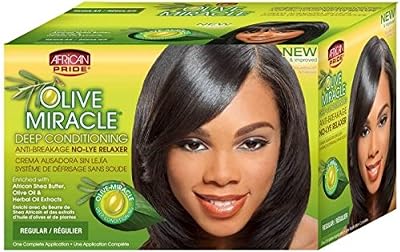 African Pride Olive Miracle Conditioning Anti-Breakage Relaxer Kit