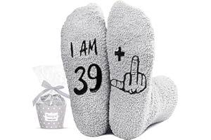 HAPPYPOP Birthday Gifts Ideas for Men - Socks for 40 Year Old Man, Funny Birthday Gifts for Him in 30s