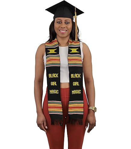 kente graduation dresses Class of 2019 Kente Stole (Blue) main image 0