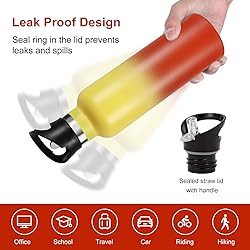 Neihepal 24oz Insulated Water Bottles Bulk 2