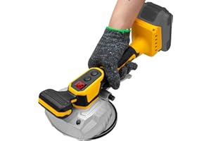 EXORM Cordless Tile Vibration Leveling Machine,for Dewalt 20V Max Battery, Portable Tiler Vibrator Tool with 8 Adjustable Speed,Suction Cup,Digital Display for Floor,Tile,Wall (Battery Not Included)