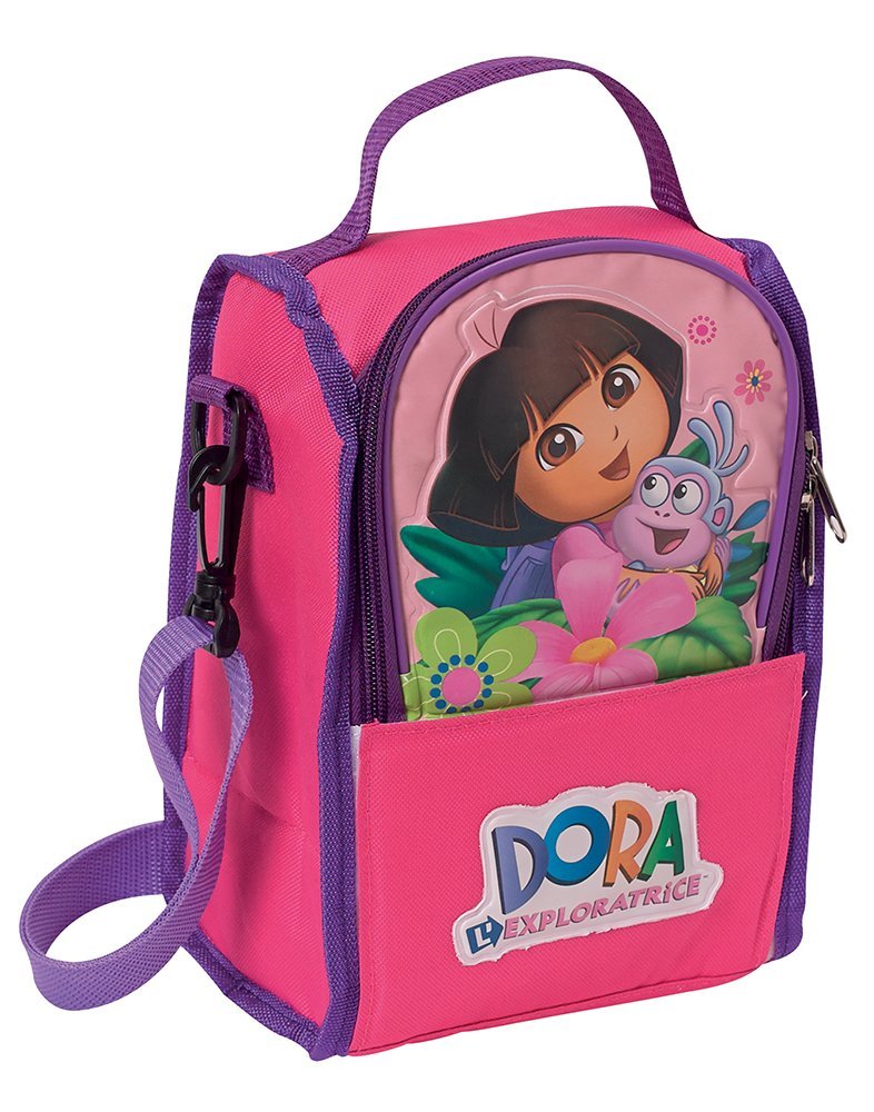 Jemini Dora Children's Cool Bag with Shoulder Strap, 25 cm, 5 L, Pink