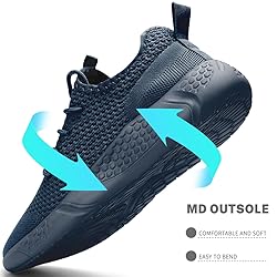 YOSFDC Men's Running Shoes Slip On Sneakers Walking