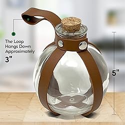 Cosmic Chameleon Glass Potion Bottles with