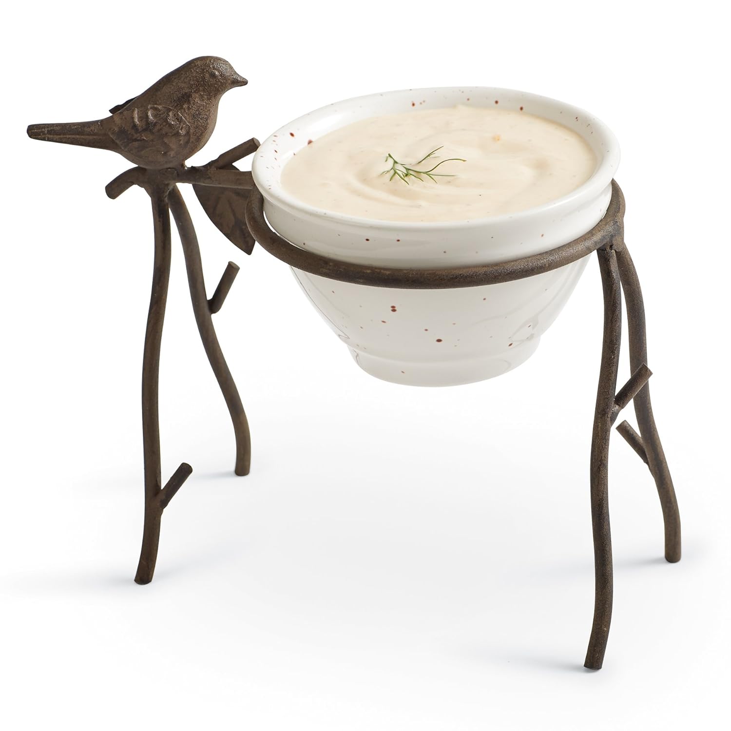  Mud Pie Circa Hooray Dip Set, White Chip & Dip Sets canapesmoulins.fr