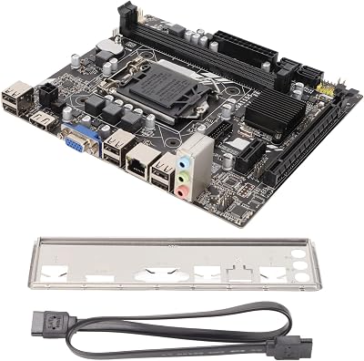 ciciglow H61M Motherboard 1155 Pin DDR3 Dual Channel Quad Core VGA HDM