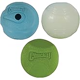 Chuckit! Fetch Pack Dog Balls, Small 2in, 3 Pack, High-Bounce, Floats | Interactive Dog Toys Featuring High-Bounce Fetch Ball, Floating Ultra and Rugged Balls, Durable Design