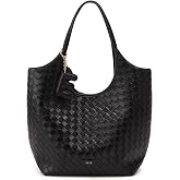 ELLE Woven Vegan Leather Tote | Lightweight