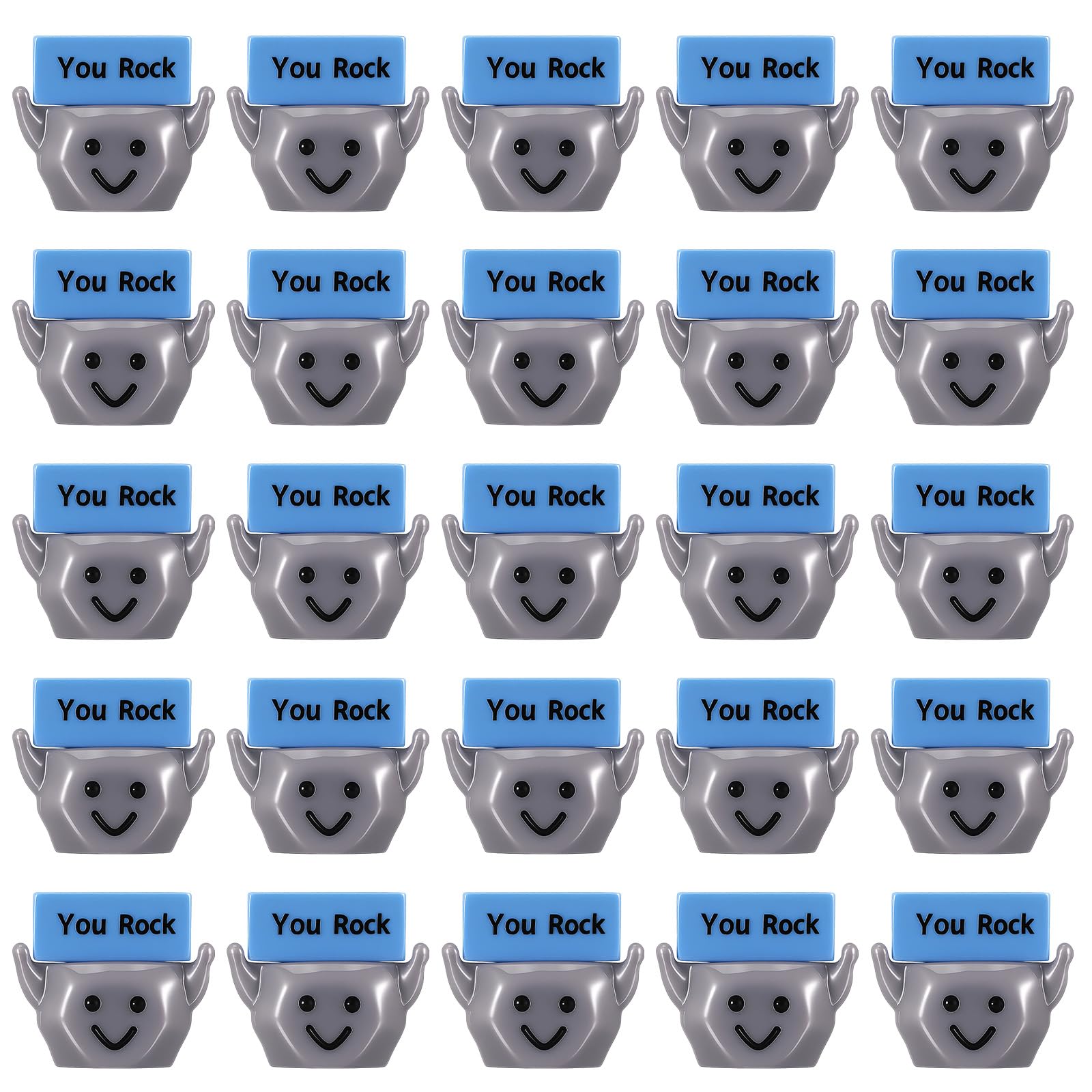 Photo 1 of Chunful 25 Pcs Employee Appreciation Gifts Bulk You Rock Mini Figurine Resin Stone Positive Mini Rock Stones Small Figurines Thank You Gifts for Graduation Gift Colleague Coworker Staff Teacher