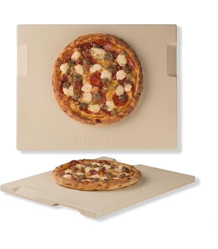 Oungy Pierre à Pizza Cordiérite Ronde Ø 30 Cm – 1 Cm Épaisseur – Four, Grill, Gaz – Cuisson Parfaite Pizzas, Pains & Plus