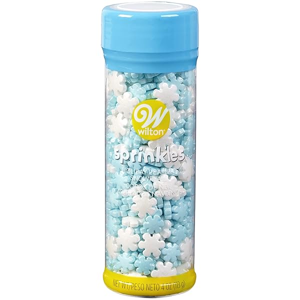 SPRINKLES MIX-CHRISTMAS PEARLIZED SNOWFLAKES
