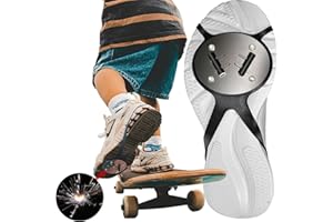 TUOBITUO Flint Pad Sparks for Skateboards, Motorcycles & Bicycle Skateboard Accessories, Bike Pack Essentials, Friction Spark Tool (Rubber Band)