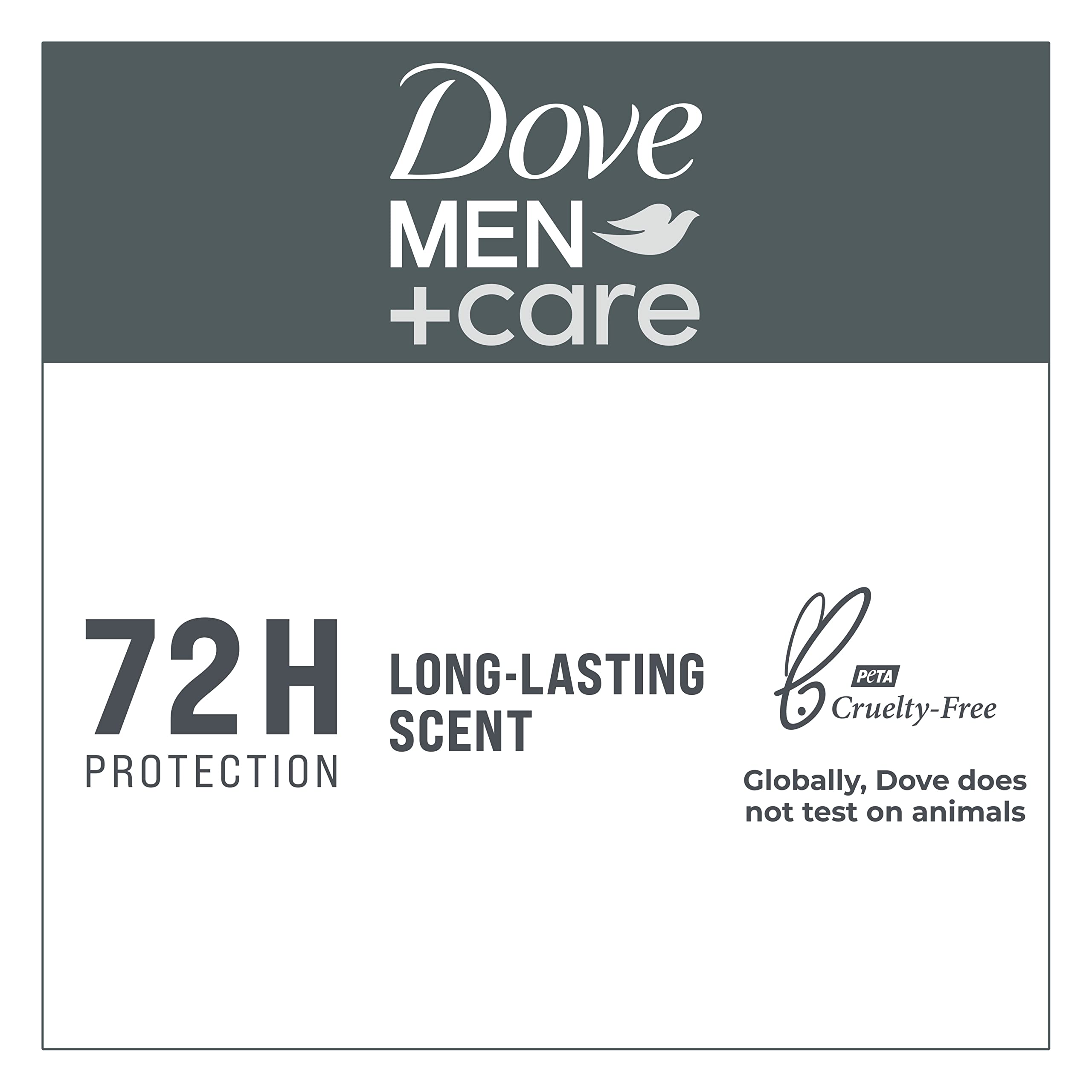 DOVE MEN + CARE Deodorant Stick For Men Foresta Sunset 3 Count Aluminum Free 72-Hour Odor Protection Mens Deodorant With Essential Oils & 1/4 Moisturizing Cream 3oz