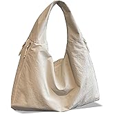 Fozehlad Nylon Slouchy Tote Bag Large Foldable Weekend Hobo Purses for Women Underarm Shoulder Bag for Travel Gym Vacation
