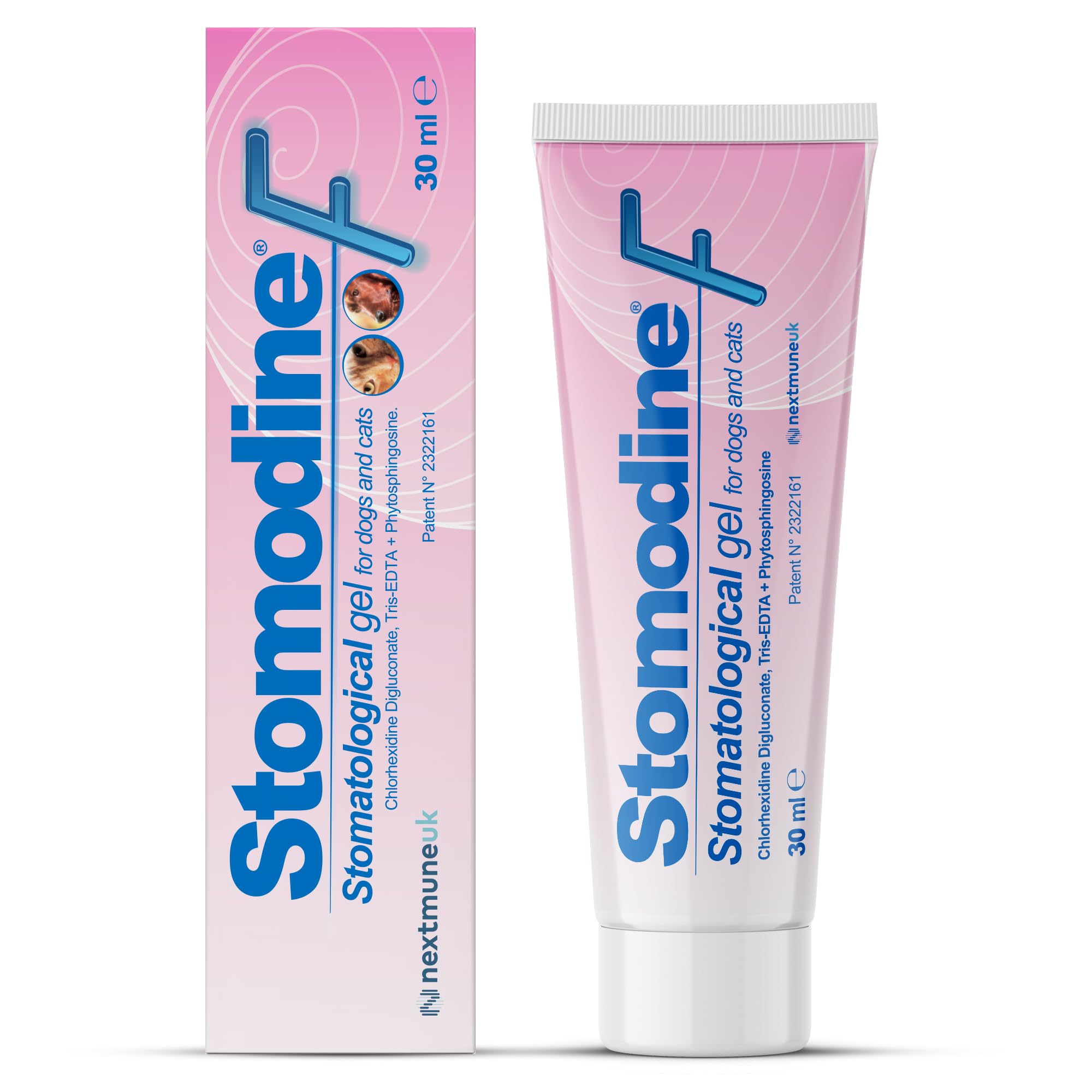 ICF | Stomodine F | Cat & Dog Toothpaste | Meat Flavour | Fights Plaque & Bad Breath | Healthy Dental Oral Hygiene | Easy to Use Teeth Cleaner for Pets
