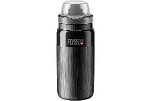 Elite Fly MTB Water Bottle – 550ml – TEX NERA – Ultra-Light, Dust-Proof for Mountain & Gravel Cycling