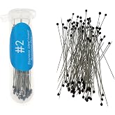 Lind Kitchen 100 Pieces/Can 40mm 2# Stainless Steel Pins for Entomology, Dissection and Butterfly Collections