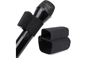 YOUSHARES Handheld Microphone Elastic Sleeve,Compatible with DJI Mic 2 Wireless on Handheld Microphone (Shure SM58, Behringer XM8500) for Clearer Audio for Weddings,Interviews and DJ Hosting