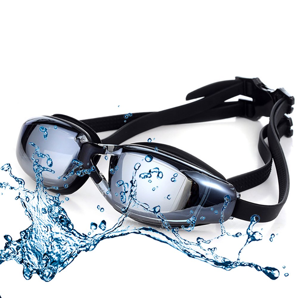 Enshey Swim Goggles Professional Anti Fog UV Goggles Waterproof No Leaking Swim Glasses for Women Men Adult Youth