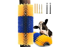 REVAXUP Livestock Scratch Brush,Goat Cow Horse Pig Dog Livestock Brushes For Scratcher, Big Goat Scratching Post for Animal Self-Grooming, Clean the Fur,Protecting Fences
