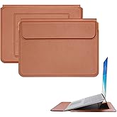 Happy Balls 14inch Laptop Bag Case Sleeve Compatible with Microsoft Surface Laptop 13"/ 7 6 5 4 3 13.5", MacBook Air 13.3"/13.6", PU Leather Case Bag for 13-14" Notebook Computers(Brown)