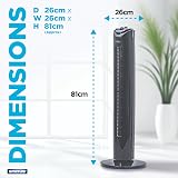 Status 32-Inch Tower Fan with 3 Speed Settings Black S32BTOWERFAN1PKB view 5