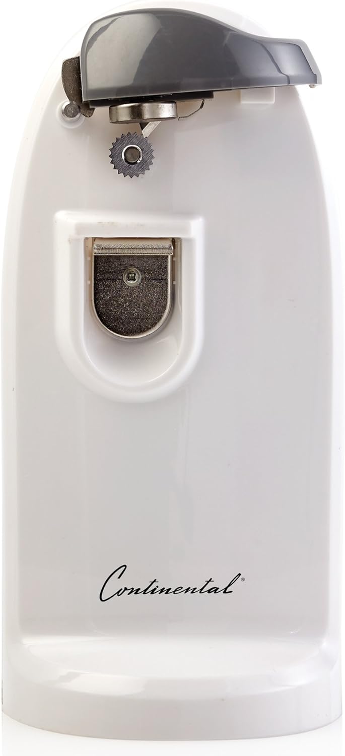 Continental Electric CE22261 Can, Bottle Opener, White