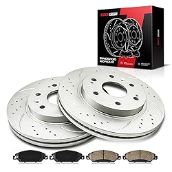 330mm Front Brake Pads and Rotors Kit Compatible