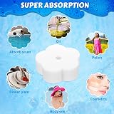 Patelai 40 Pcs Hot Tub Sponge Oil Absorbing Cleaning Sponges Floret Style view 3