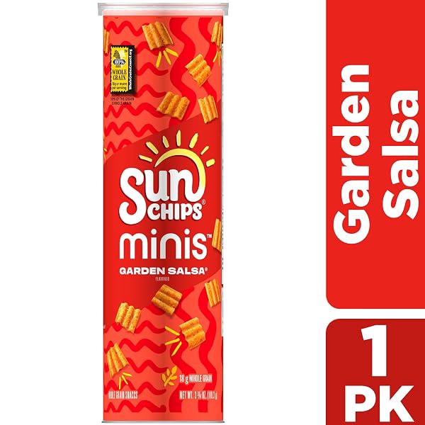 FRITO LAY, SUNCHIPS MINIS GARDEN SALSA, 3.75 OUNCE