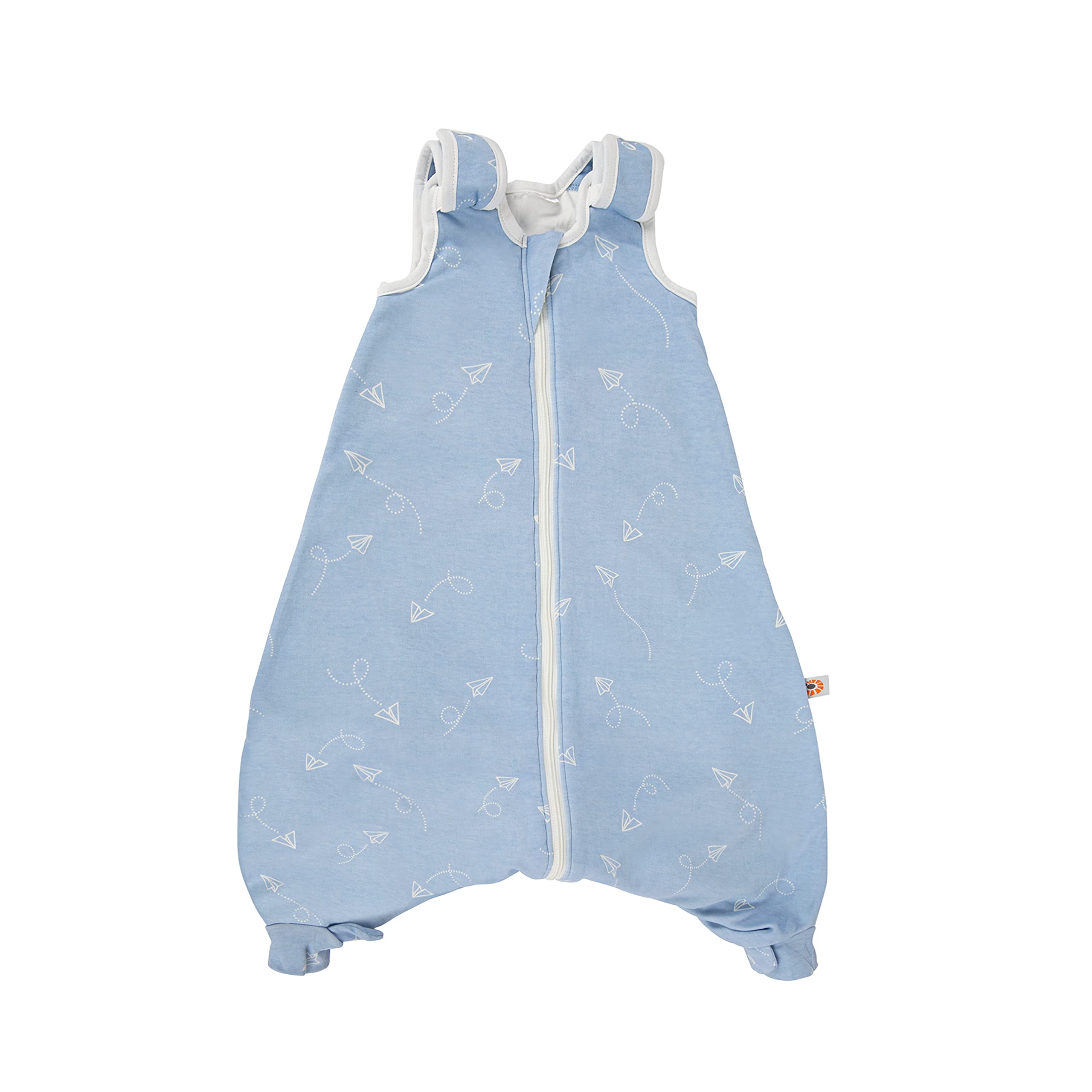 Ergobaby Baby Sleeping Bag 6-18 Month with Feet and Car Seat Belt Slot, On The Move - Paper Planes, 1.0 TOG