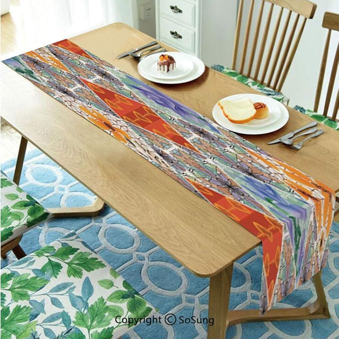 Farmhouse Decor Table runner for Farmhouse Dining Coffee