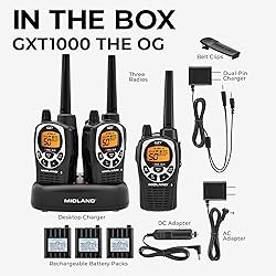 Midland GXT1000X3VP4 GMRS Two-Way Radio