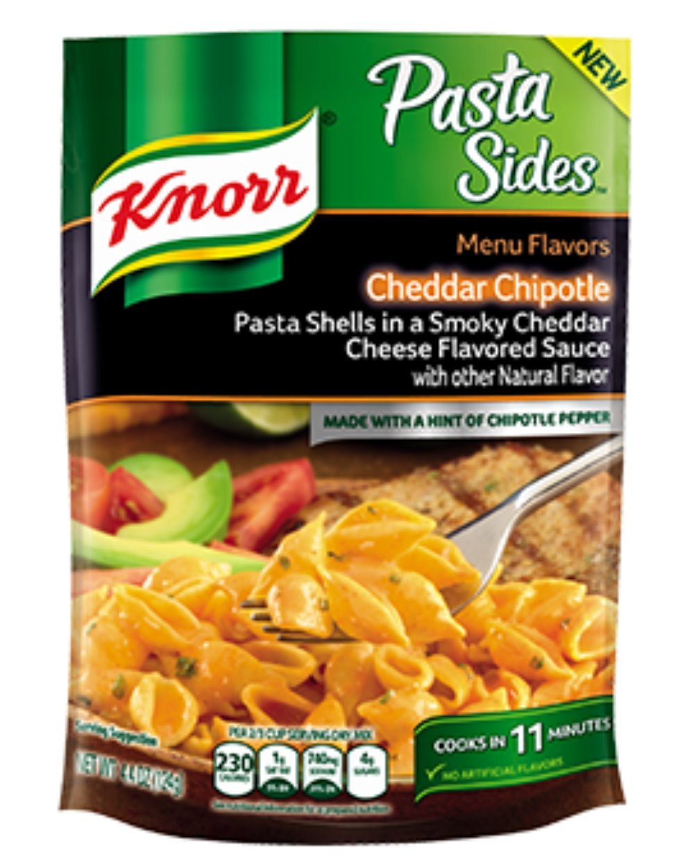 Knorr, Pasta Sides, 4.4oz Pouch (Pack of 6) (Choose Flavors Below) (Cheddar
