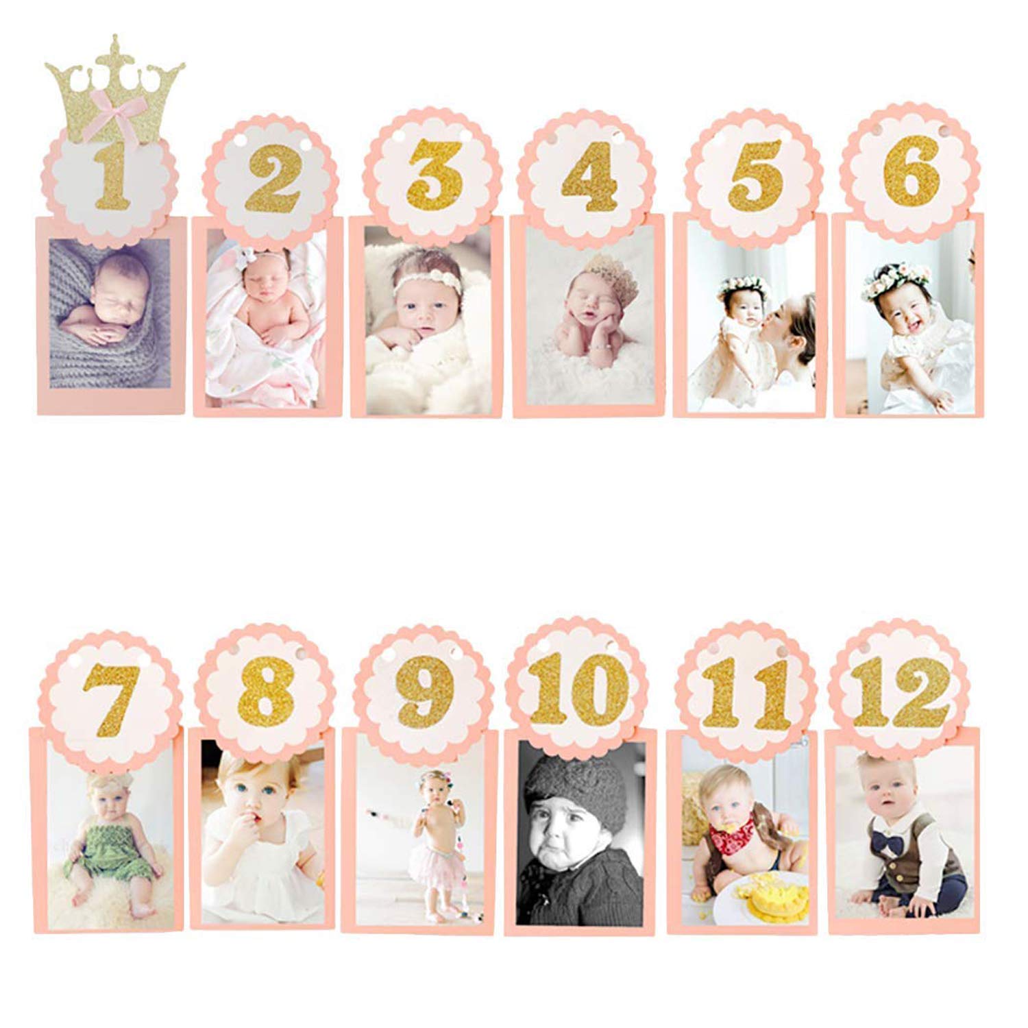 1st birthday frame girl