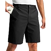 G Gradual Men's Golf Dress Shorts 5"/ 7"/ 9" Stretch Casual Work Flat Front Shorts for Men with 3 Pockets Quick Dry