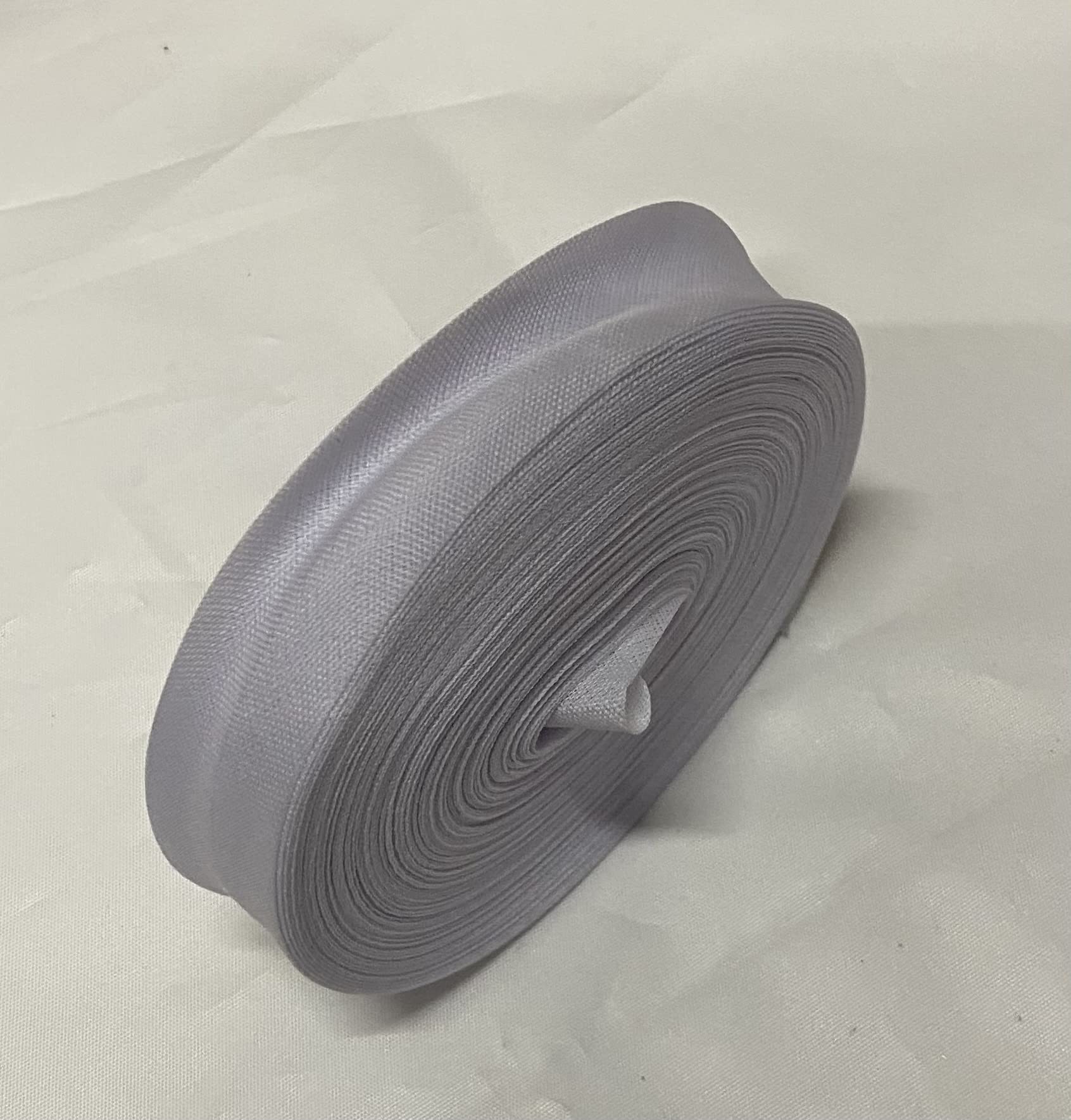 Bias Binding Tape 100% Cotton (White, 25mm(25 Meter)) — image 1