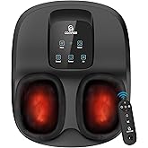 COMFIER Shiatsu Foot Massager with Heat,Kneading, Compression, Massage Machine for Plantar Fasciitis Neuropathy, Remote Control,Heated Foot Warmer, Gifts for Men,Women,Size 13