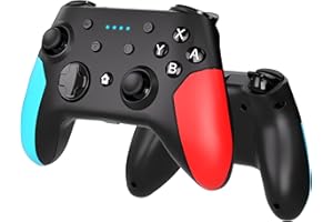 Feirsh Switch, Wireless Pro Switch for Nintendo Switch/Lite/OLED, Nintendo Switch with Dual Vibration, Gyro Axis, Motion Support Wake Up and Adjustable Turbo