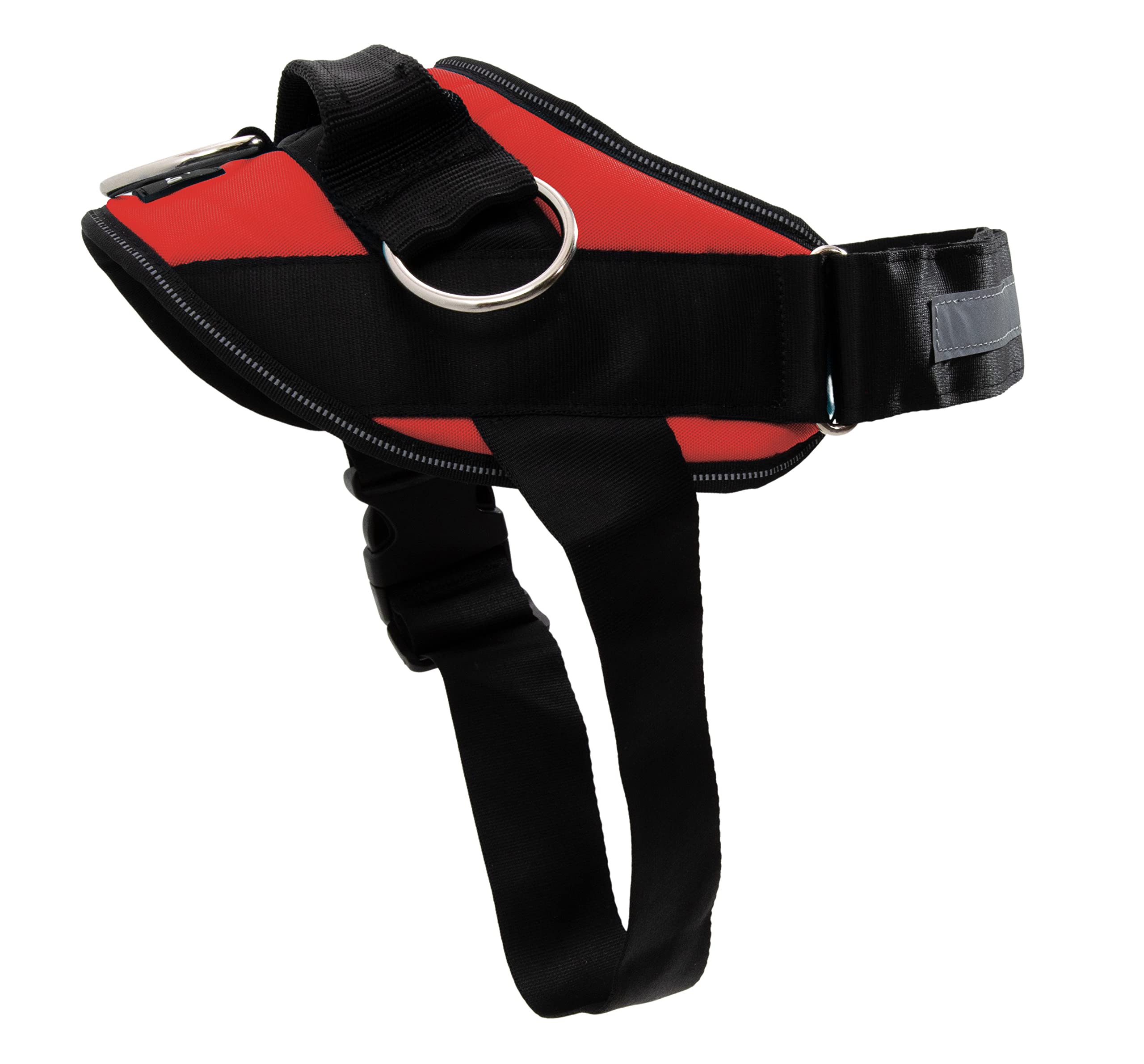 Photo 1 of ShawnCo Essential Dog Harness, No-Pull Pet Vest with 3 Leash Clips, No Choke, Reflective, Adjustable and Padded, for Easy Walking and Training for Small Dogs (Mustang Red, S)