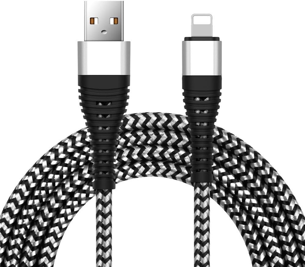 For iPhone Cable, 3FT Portable Flexible Data Sync Charge Cable Charging Cord Car Charger for iPhone 8/8 Plus/ 7/7 Plus/ 6s/ 6s Plus/ 6/6 Plus/iPad