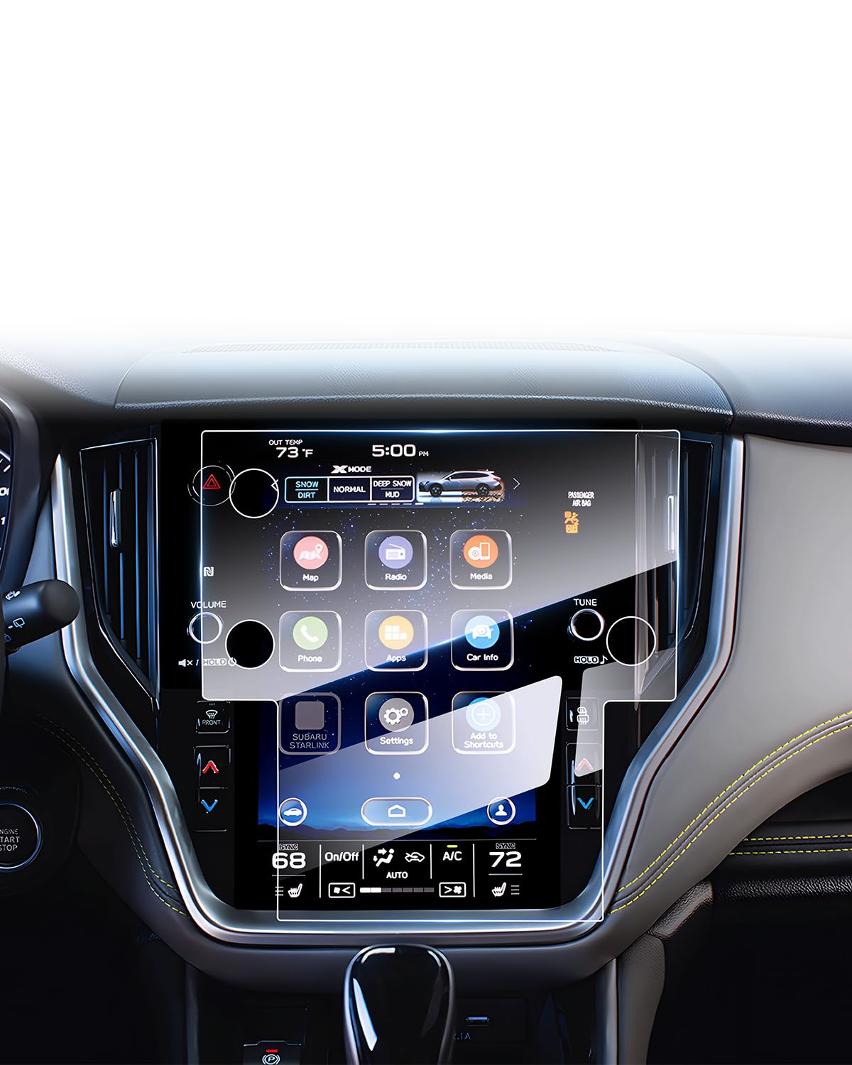 Photo 1 of [Upgrade] 2025-2020 Subaru Outback Legacy 11.6 Inch Screen Protector [Military-Grade Sturdy] [No Glare & Fingerprint] for Touchscreen, 2025 Outback Accessories Navigation Display Tempered Glass