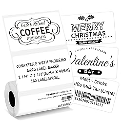 Thermal Labels Compatible with Phomemo M220/M200
