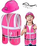 Handepo Construction Worker Costume Kids Hard Hat